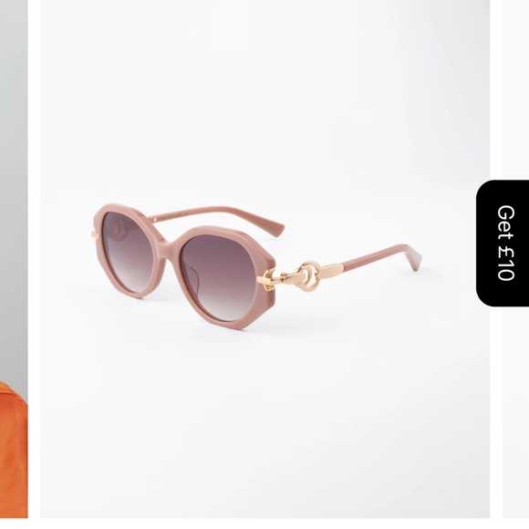 For Art’s Sake Seaside Sunglasses - Champagne main image 6